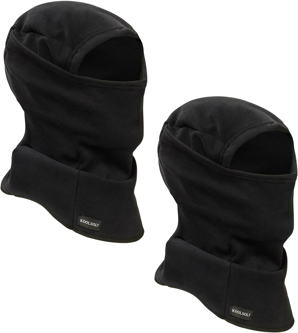 KOOLSOLY Ski Mask Balaclava Cold Weather Warm and Fleece Face Mask Neck Warmer Full Face Mask for Men&Women
