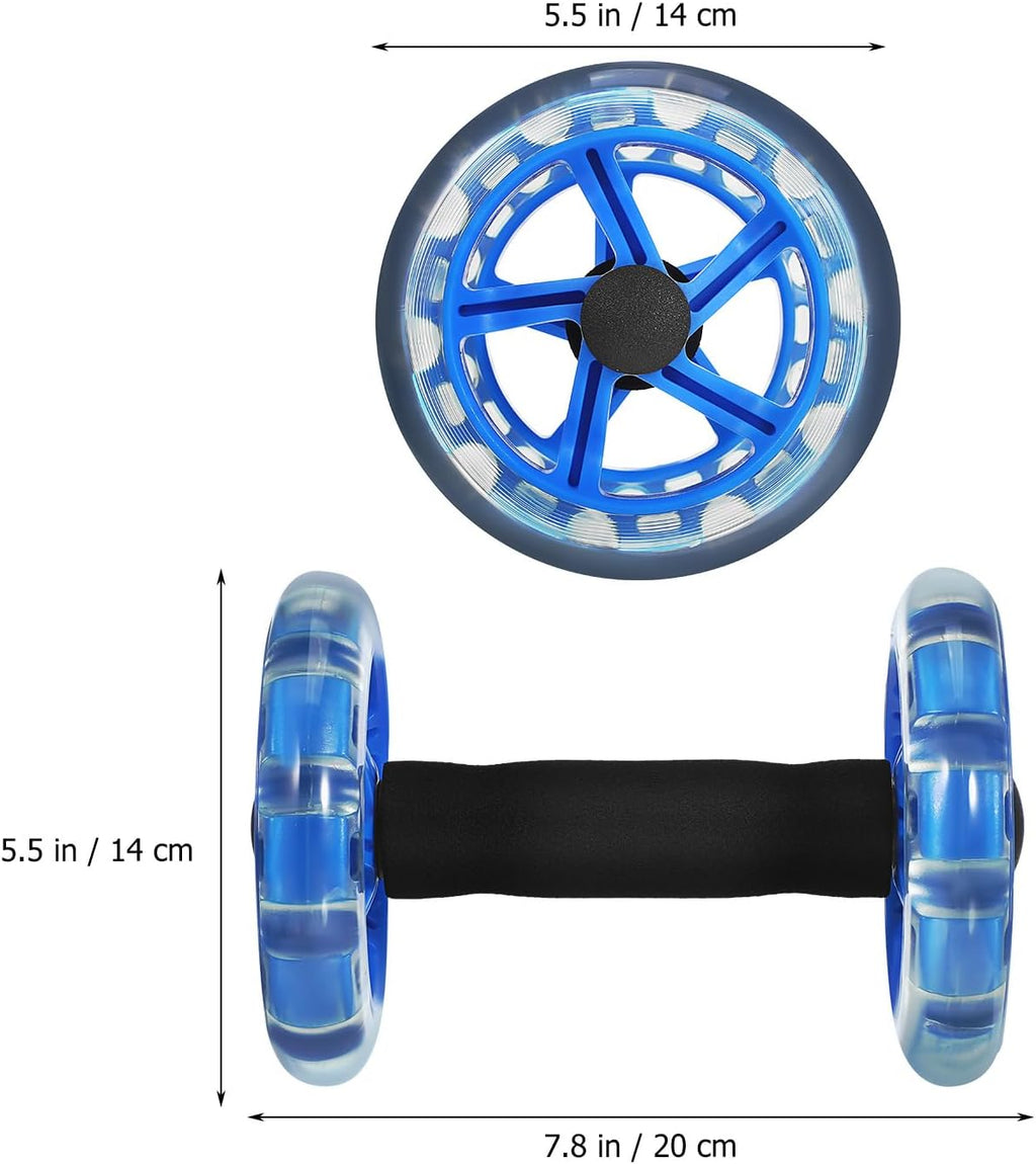 SEWACC Dual Wheel Ab Roller, Core Trainer with Non-Slip Handles