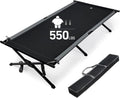 EVER ADVANCED Extra Wide Camping Cot for Adults Oversized XXL Sleeping Cots Folding Cot Bed with Carry Bag, 84.3" L x 41.9" W, Support to 550 lbs