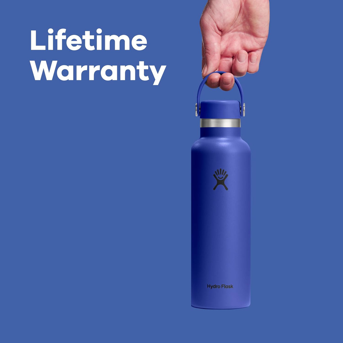 Hydro Flask Water Bottle - Insulated Stainless Steel - Non Spill, Leakproof in 21 Oz Cloud Pink
