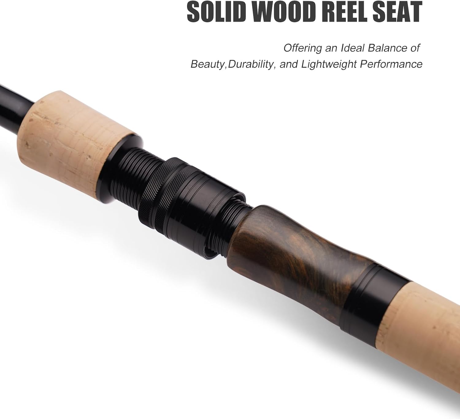 PURELURE Telescopic Fishing Rod Ultralight/Light, Portable Travel Rod 5'9''