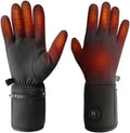 Rechargeable Heated Glove Liners Men Women, Thin Warm Winter Ski Liners(XL/XXL)