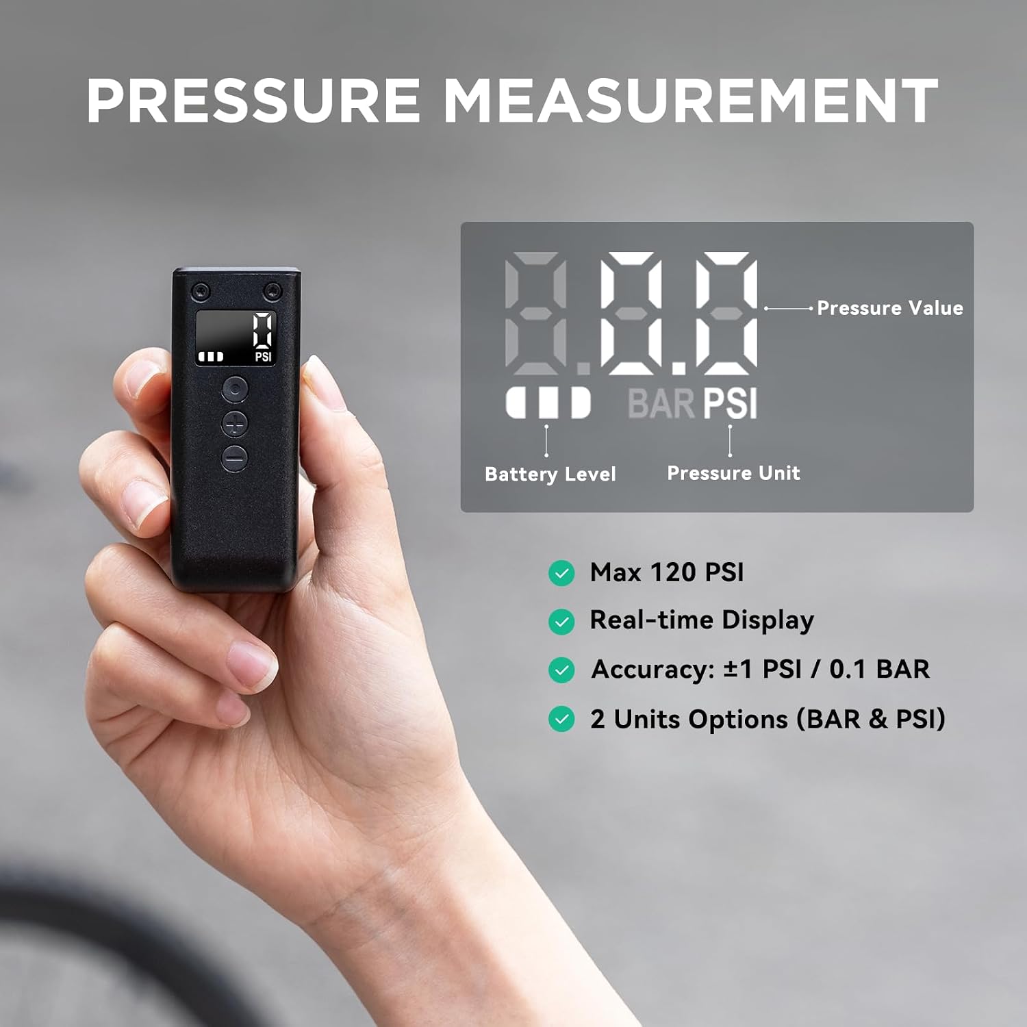 CYCPLUS Bike Pump AS2PRO + GPS Bike Computer M3
