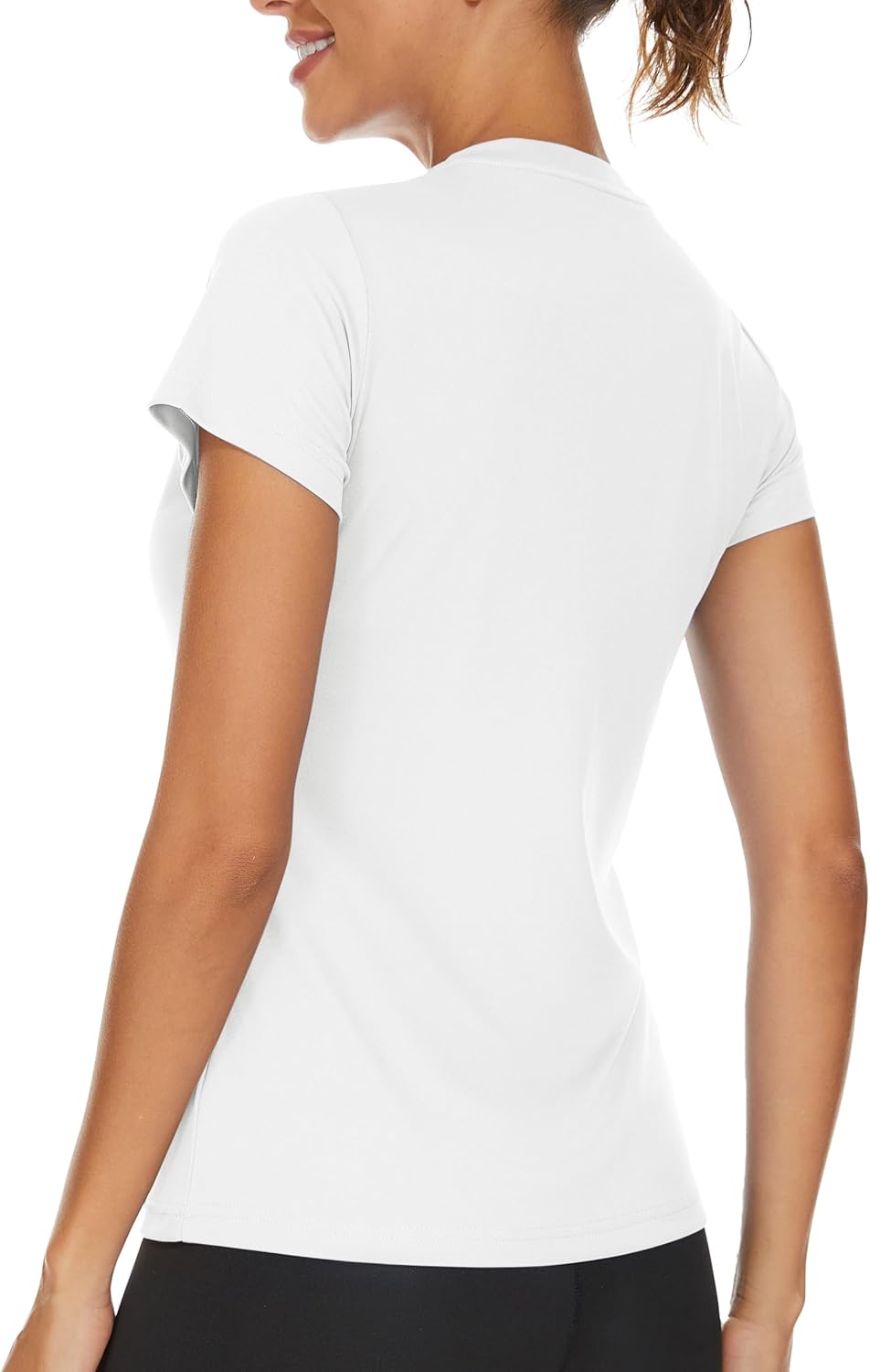 TACVASEN Women's V-Neck T Shirt Short Sleeve UPF 50+ Quick Dry Workout Tops