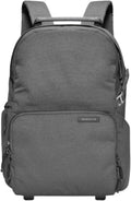 BREVITE Jumper Compact Camera Backpack 2026 Edition: A Minimalist & Travel-friendly Photography Backpack For DSLR Camera & Laptop w/Reinforced Straps & Stiffer Dividers (18L) (Poppy Seed Color)