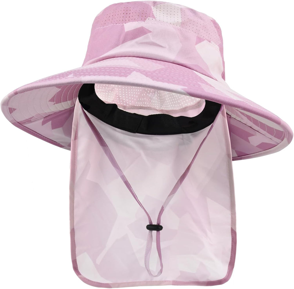 ZOORON Sun Hats for Men Women with Neck Flap Fishing UPF 50+ UV Protection
