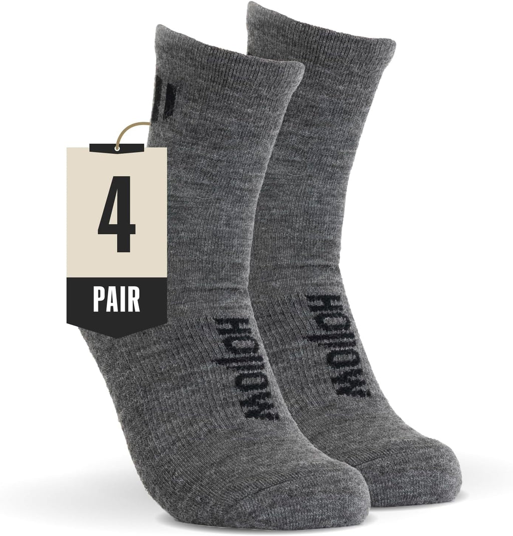 HOLLOW Alpaca Ankle Socks for Men and Women, Moisture Wicking Socks for Hiking, Running, Outdoors, Light Compression