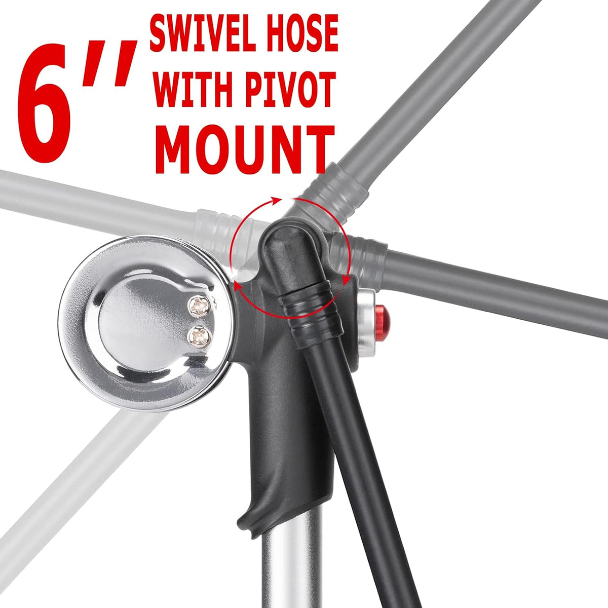 Shock Pump for Mountain, Road Bikes and Motorcycle - 300 Psi High Pressure for Front Fork and Rear Suspension Air Shocks Pump with Gauge -Portable Mini Pump with Air Bleed Button