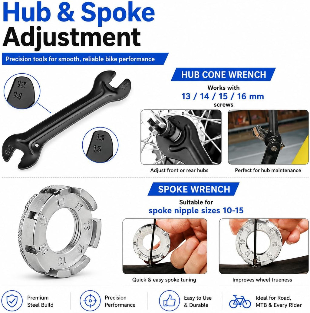 Bike Tool Kit, Professional Bike Repair Tools