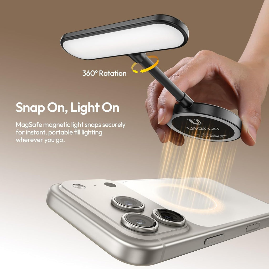ULANZI M10 Magnetic Selfie Light Gooseneck Phone Reading Light with Magsafe
