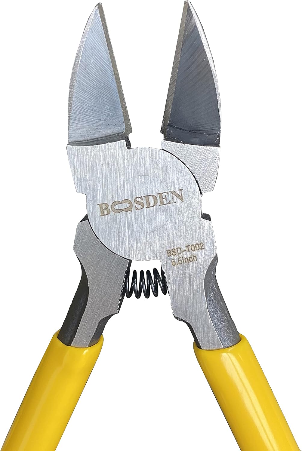 BOOSDEN Wire Cutter 6.5 inch Cutting Pliers Diagonal Cutter Snipper 10 Pack