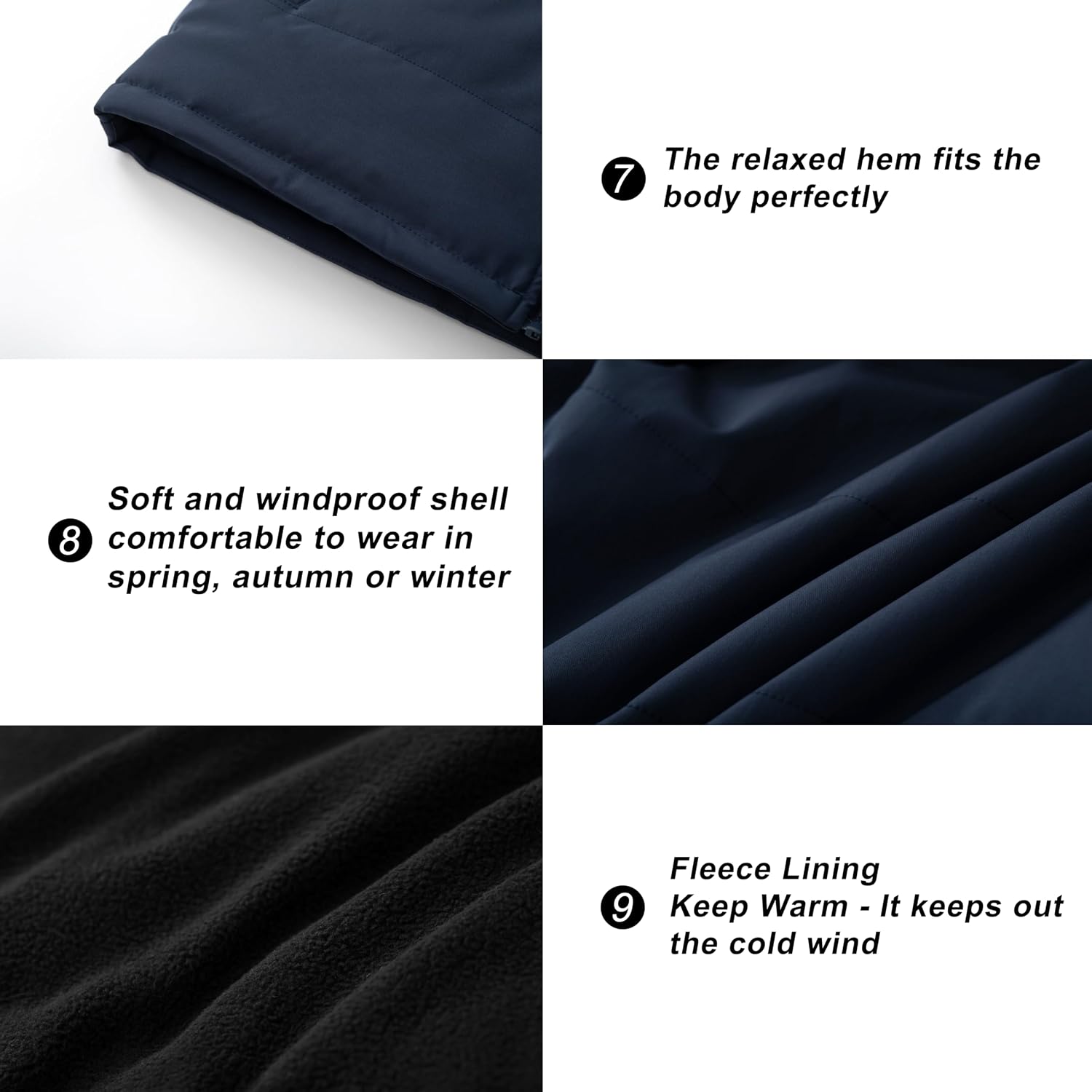 VtuAOL Men's Casual Fleece Lined Vest Outdoor Lightweight Vest Sleeveless Jacket for Travel Hiking