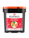 READYWISE Emergency Food Supply Fruit & Vegetables Bucket, 104 Servings