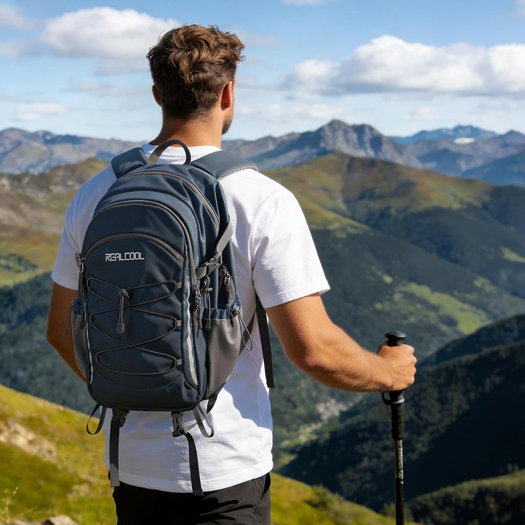 RealCool 20L Lightweight Hiking Backpack, Waterproof Daypack for Camping