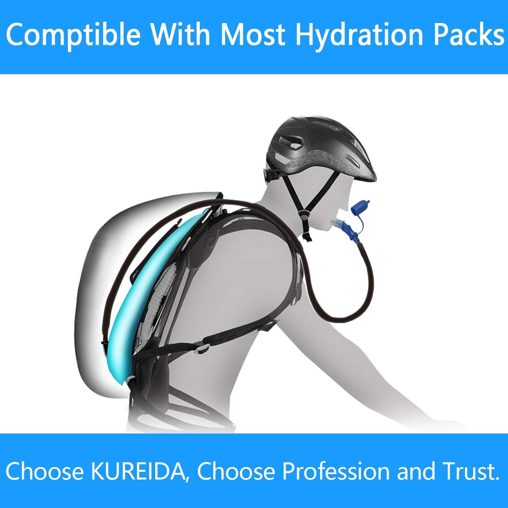 KUREIDA Hydration Bladder 2L-3L,Leak Proof Water Reservoir,BPA Free,Wide Opening, Military Water Bladder Combined with Hydration Backpacks for Biking Hiking Running Camping Climbing.