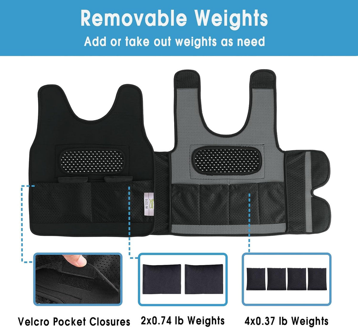 Weighted Vest for Kids - Sensory for Emotional Regulation - Large