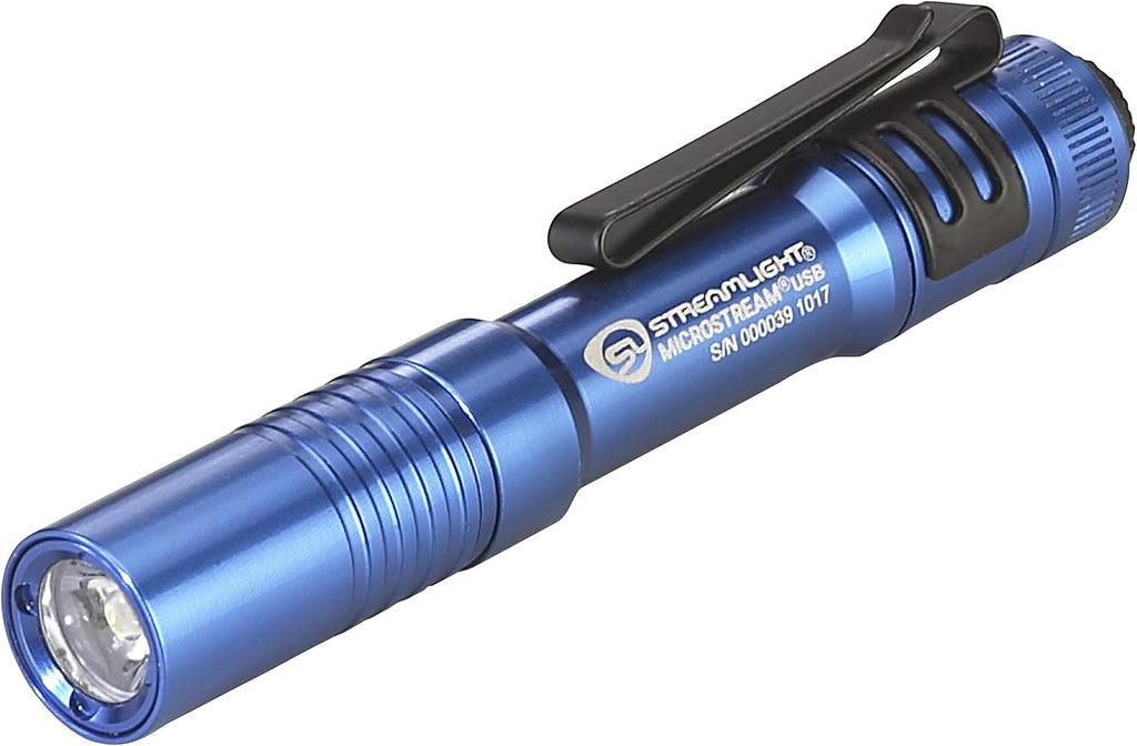 Streamlight 66603 MicroStream 250-Lumen 1,150-Candela Flashlight, Blue