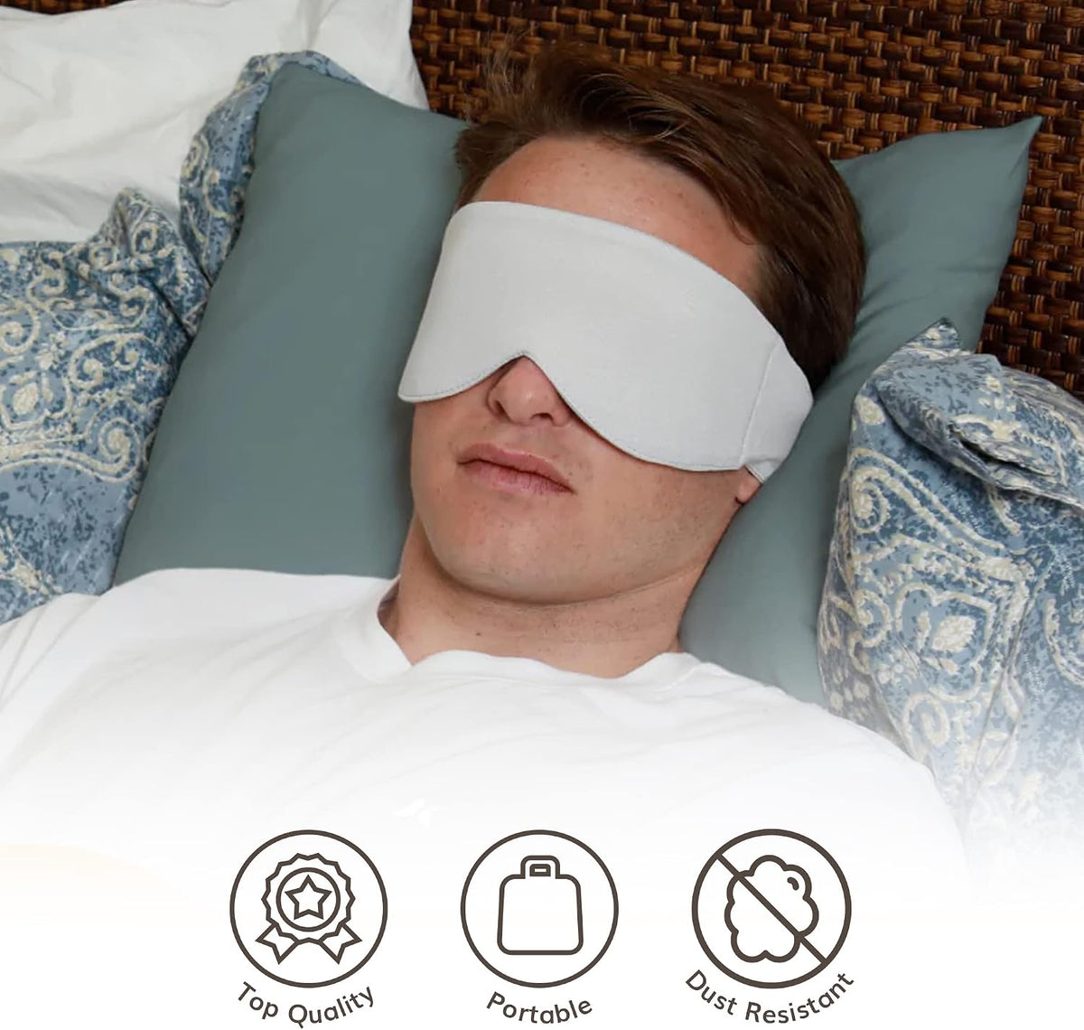 Happyluxe Travel Pillow for Airplanes | USA Made Small Pillows for Sleeping