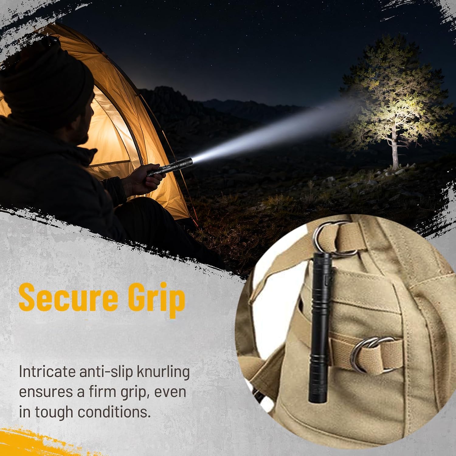 Led Pen Light with Clip for Everyday Use & Emergency Tool (5PCS)