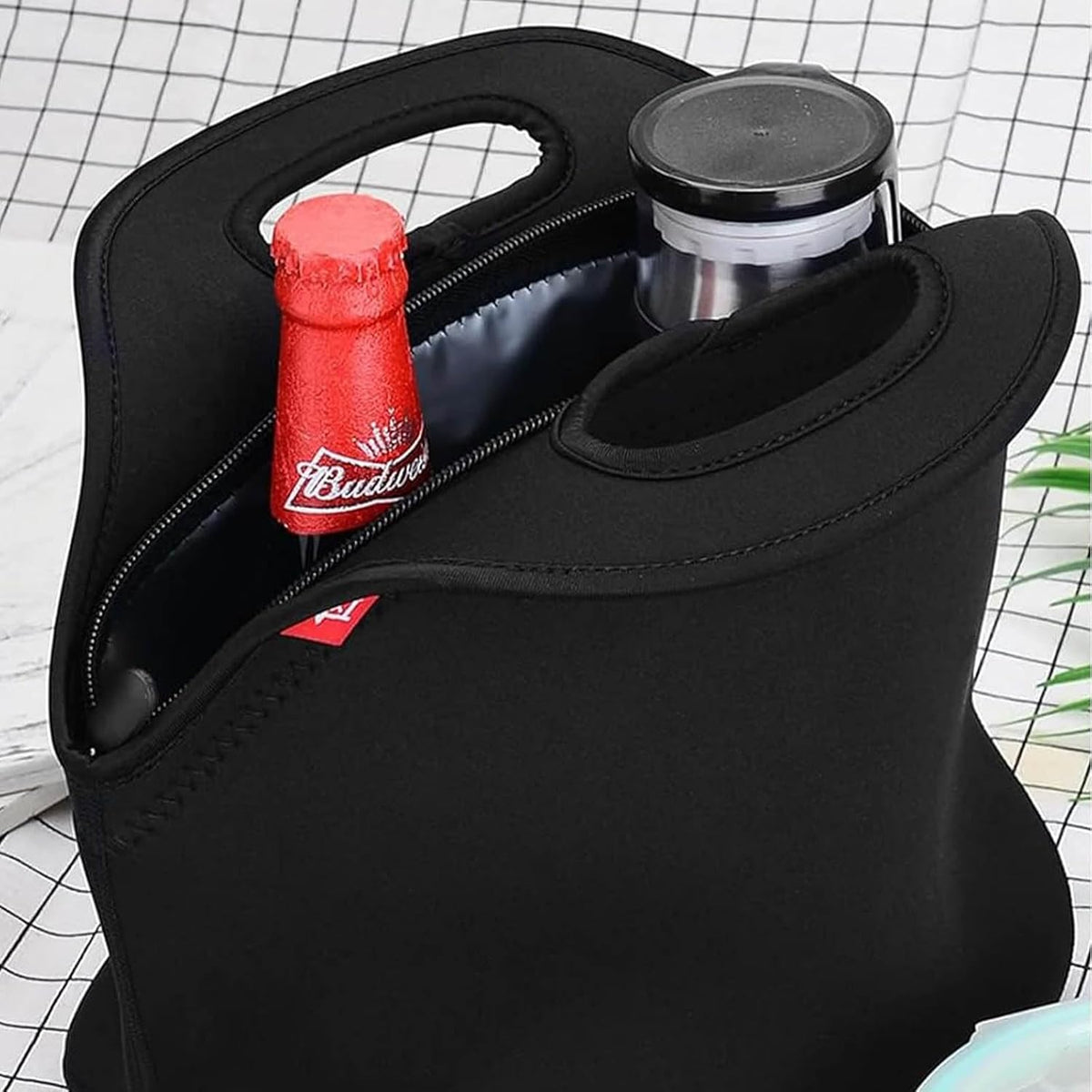 Insulated Lunch Tote Bag, Waterproof Cooler Bag for Work Office School