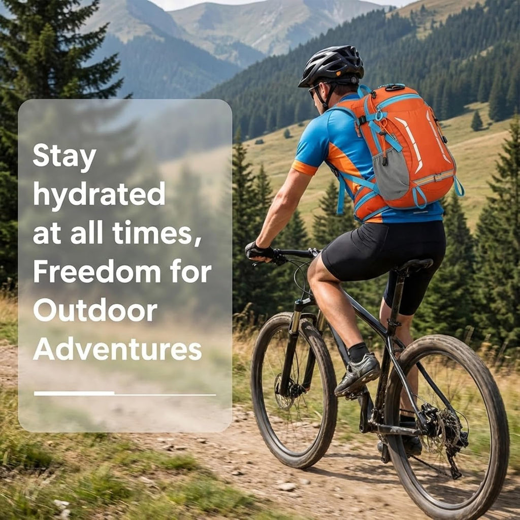 12L Hydration Backpack for Men Women,Lightweight Hydration Pack with 2L Water Bladder, Water Backpack for Cycling,Hiking,Rave,Biking and Running Outdoor Activities