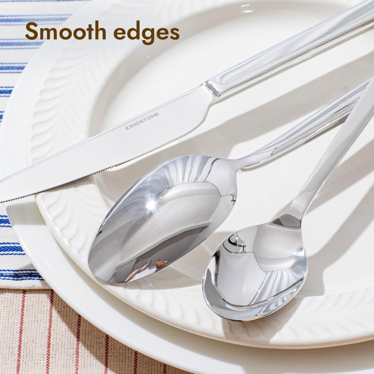 Silverware Set for 8, 40 Piece Flatware Set, Stainless Steel