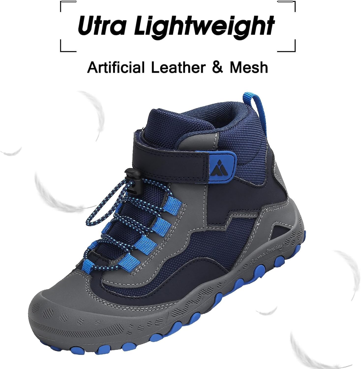 Mishansha Kids Hiking Boots Toddler Boys Girls Hiking Shoes Outdoor Trail