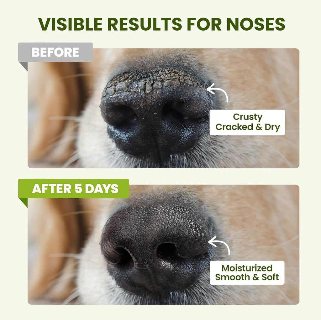 PawSono Lick-Safe Dog Paw & Nose Balm with Coconut Oil, All-Natural