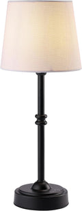 O’Bright Seraph - Cordless LED Table Lamp with Dimmer, Built-in Rechargeable Battery, 3-Level Brightness, Patio Table Lamp, Bedside Night Lamp, Ambient Light for Restaurant, Black
