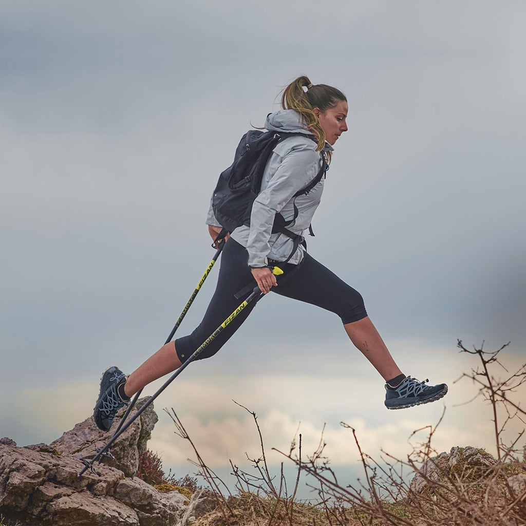 Fizan Compact Pro - 6.1 oz Ultralight Adjustable Trekking Poles for Trail Running and Hiking