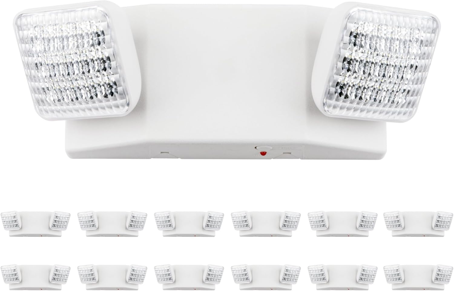 LIT-PaTH LED Emergency Light for Business, Battery Backup, 4 Pack