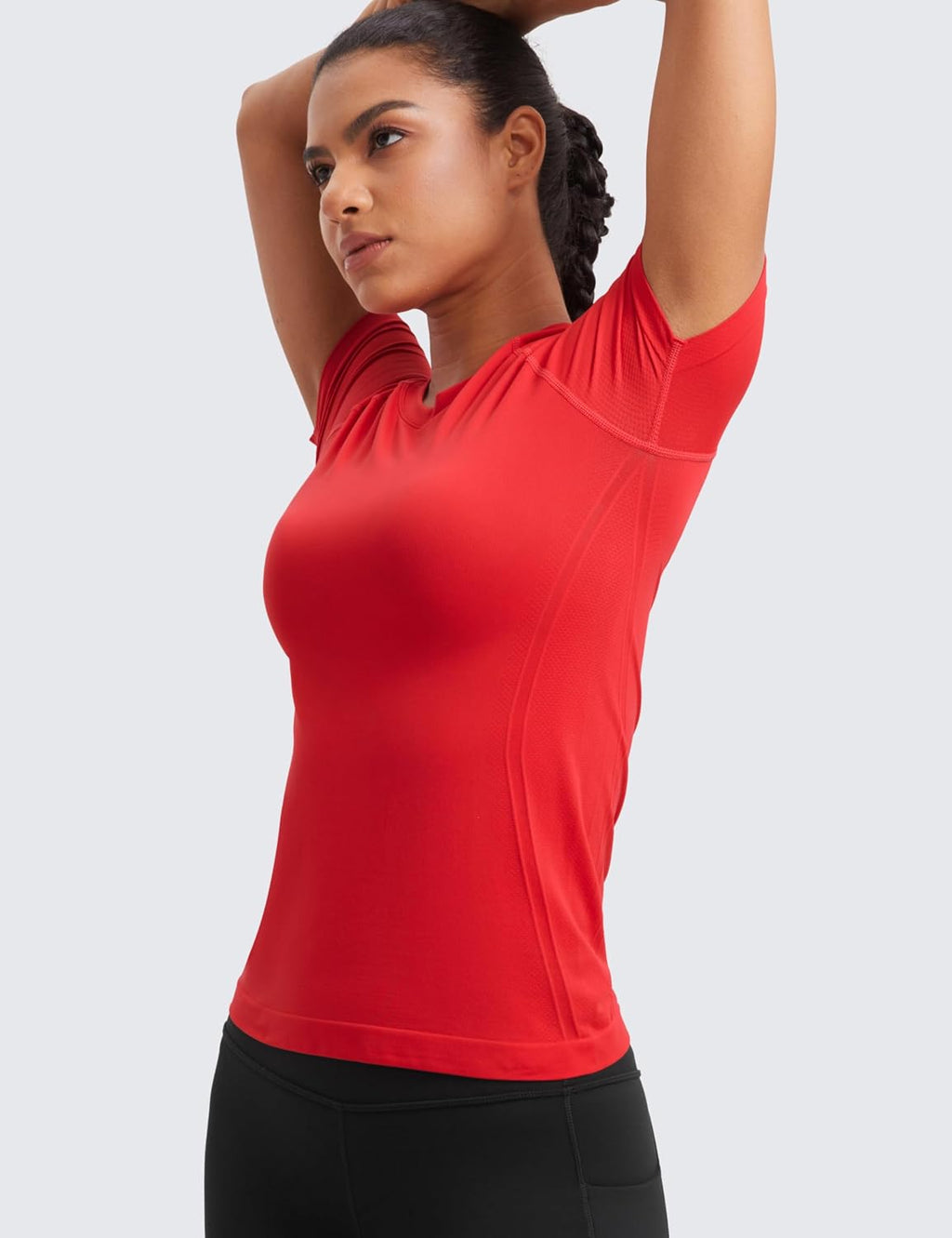 CRZ YOGA Seamless T-Shirt Hip Length