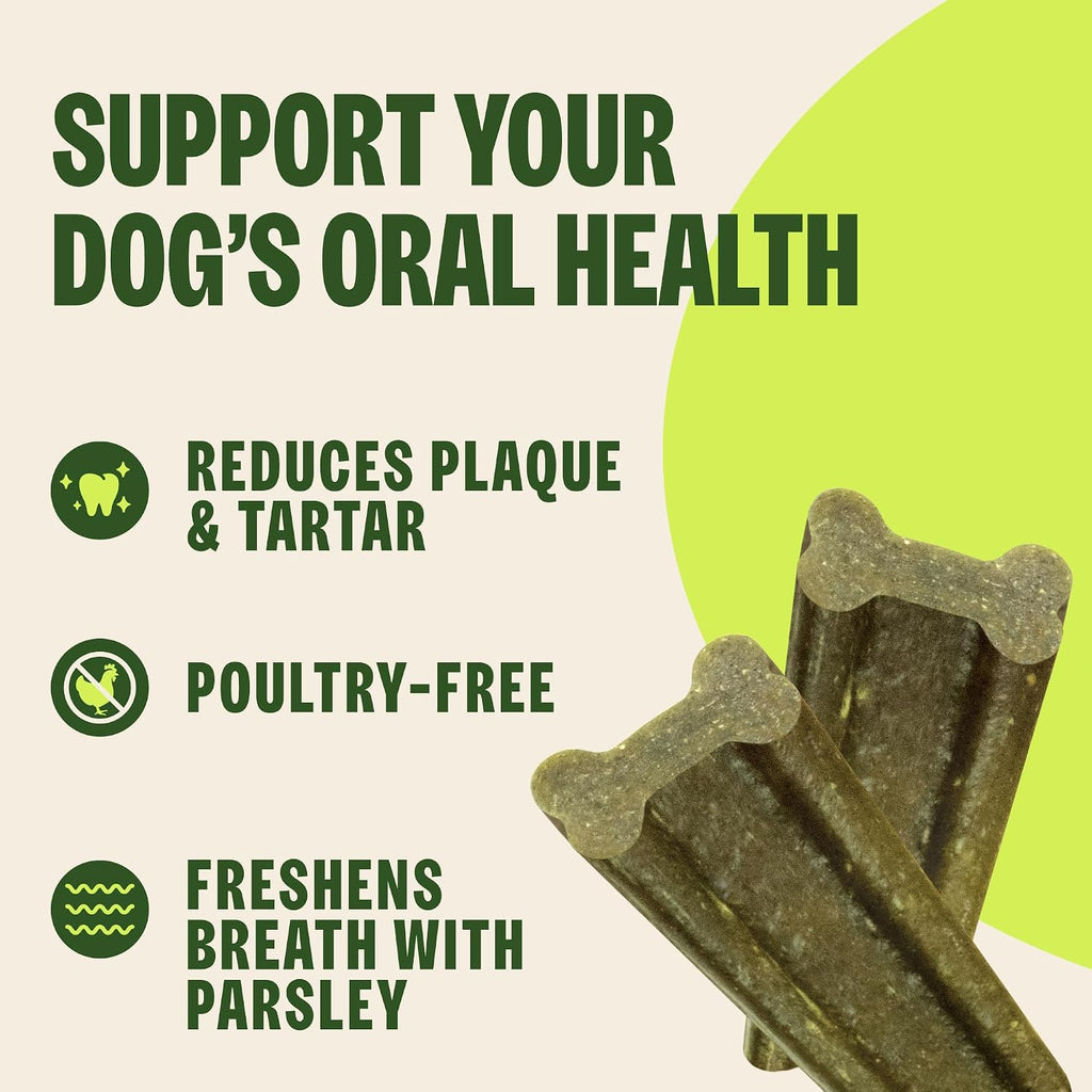Wellness WHIMZEES Freshzees Natural Dog Dental Treat, Soft Chews, Freshens Breath, Small Size, 14.81 oz Bag, 28 Count