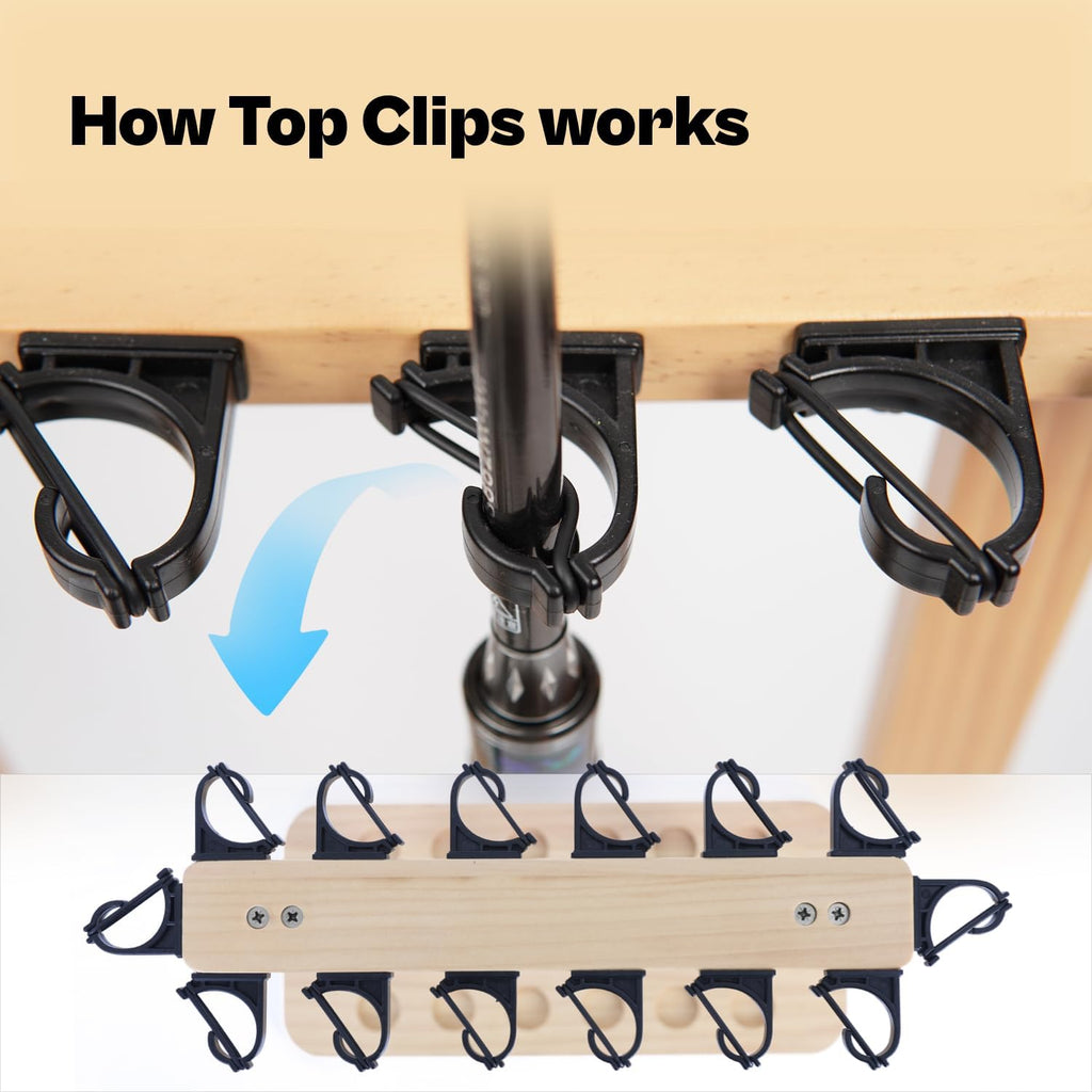 VEYWANE Fishing Rod Storage Racks, 100% Wood Floor Stand Fishing Pole Holders for Garage of 14 Rods or Combos