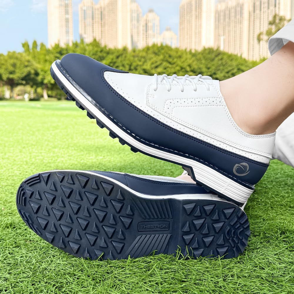 Men's Professional Golf Shoes Spikes Golf Sports Sneakers Male Waterproof Golfing Sneakers Walking Sports Shoes