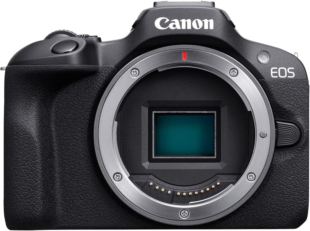 Canon EOS R100 Mirrorless Camera RF-S18-45mm F4.5-6.3 is STM Lens Kit, 24.1 Megapixel CMOS (APS-C) Sensor, 4K Video, Wi-Fi & Bluetooth, Beginner Photographers and Creators, Digital Camera, Black