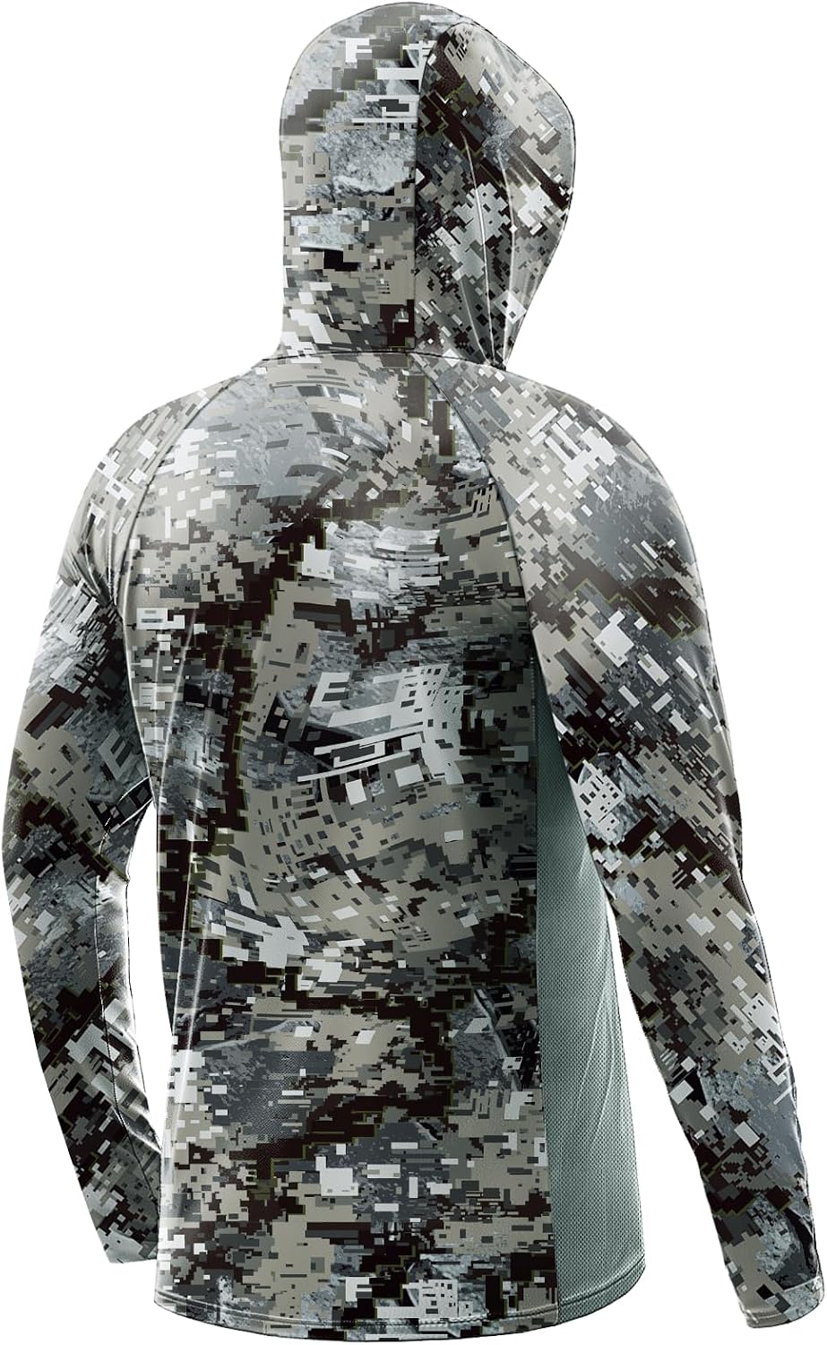 Palmyth Hunting Hoodie with Mask for Men Sun Protection Camo Fishing Shirts