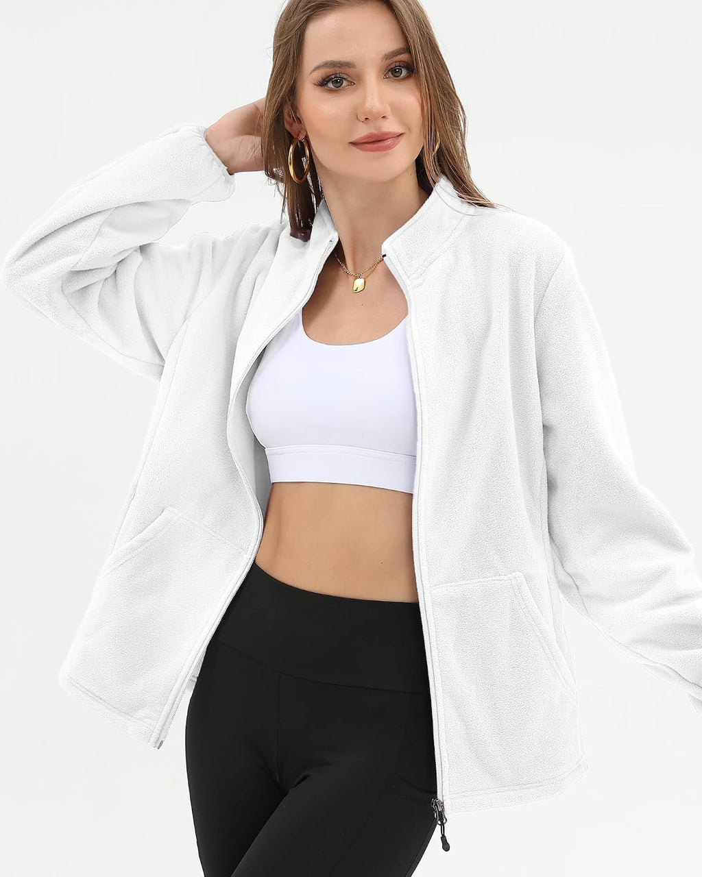 Argstar Women's Fleece Jacket 6 Pockets (XS-2XL)