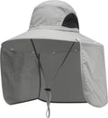 Sun Blocker Hats Outdoor Sun Protection Fishing Cap with Neck Flap Large Brim Outdoor Hat