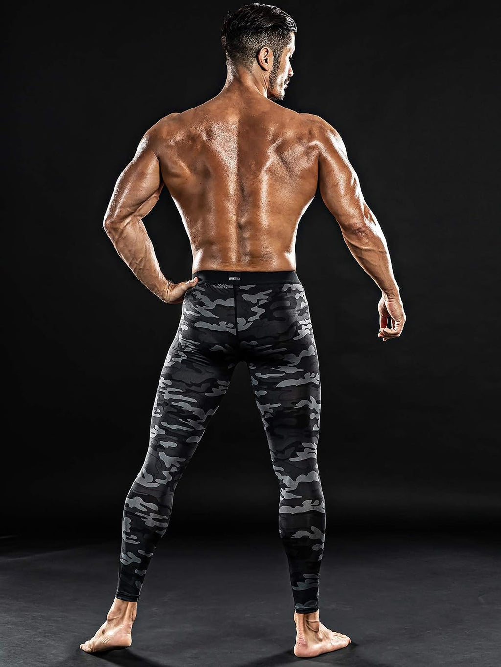 DRSKIN Men’s Compression Pants (5/4/3 Pack) Quick Dry Tights Leggings Sports Baselayer Running Gym Workout