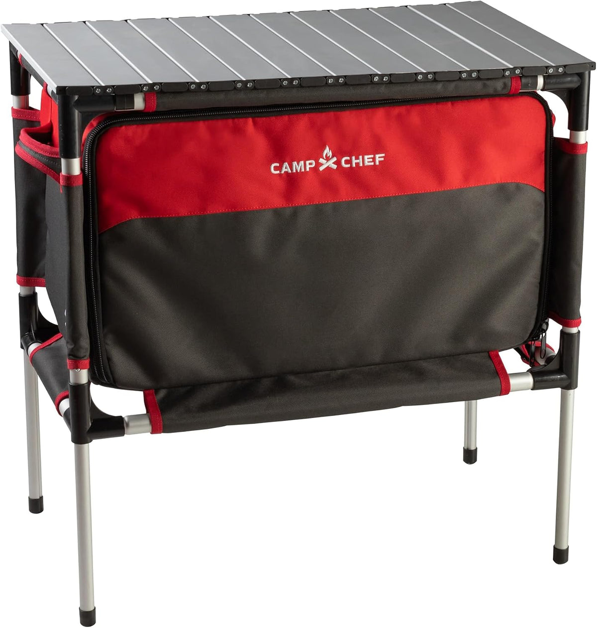 Camp Chef Sherpa Camp Table & Organizer, 27x17 in., Brick
