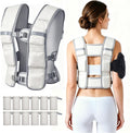 Adjustable Weighted Vest for Women Men, 0.7-12/0.7-18 lb Ultra-Light Start