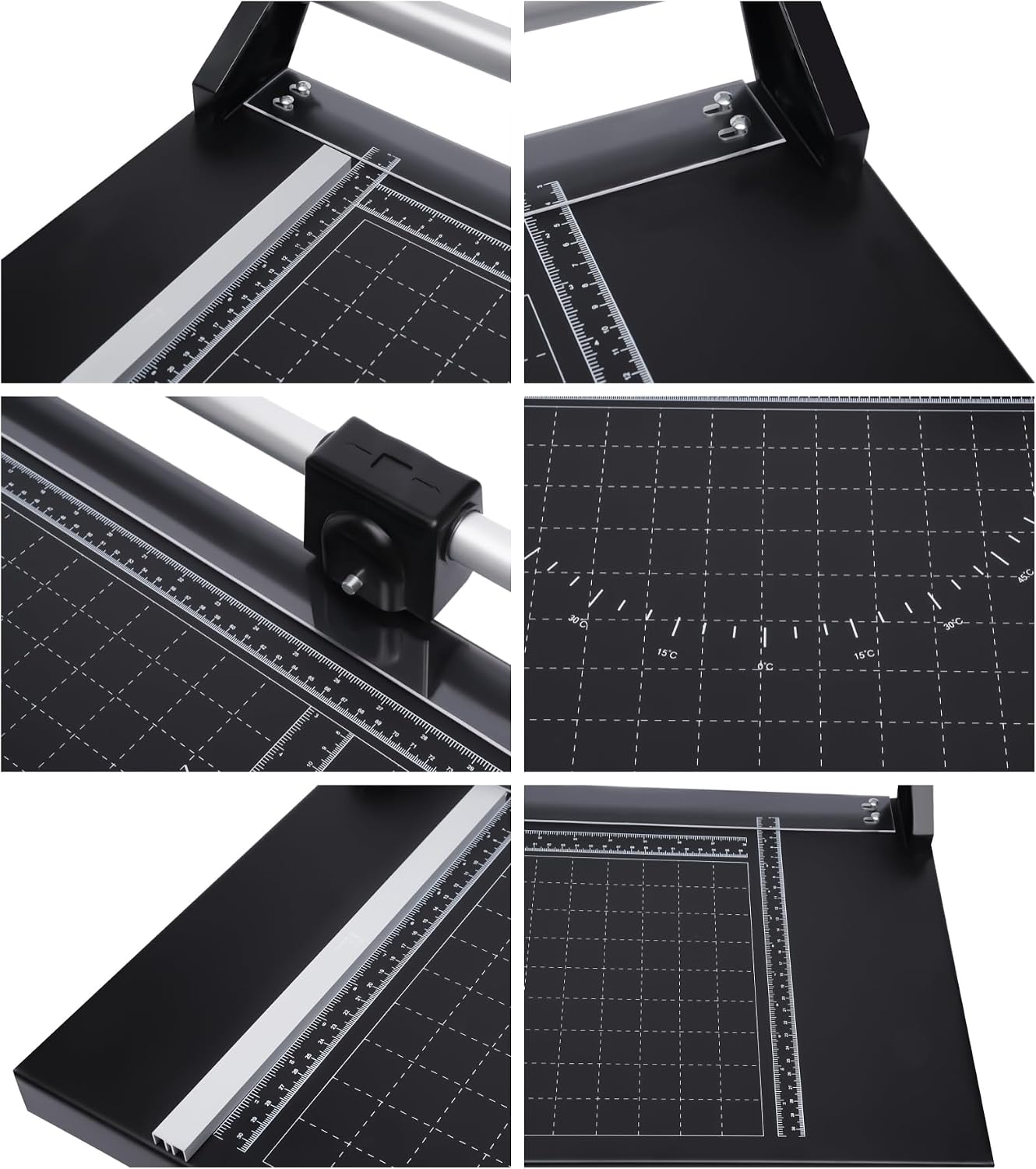 Precision Manual Rotary Paper Trimmer 36 inch Sharp Photo Paper Rolling Cutter Heavy Duty