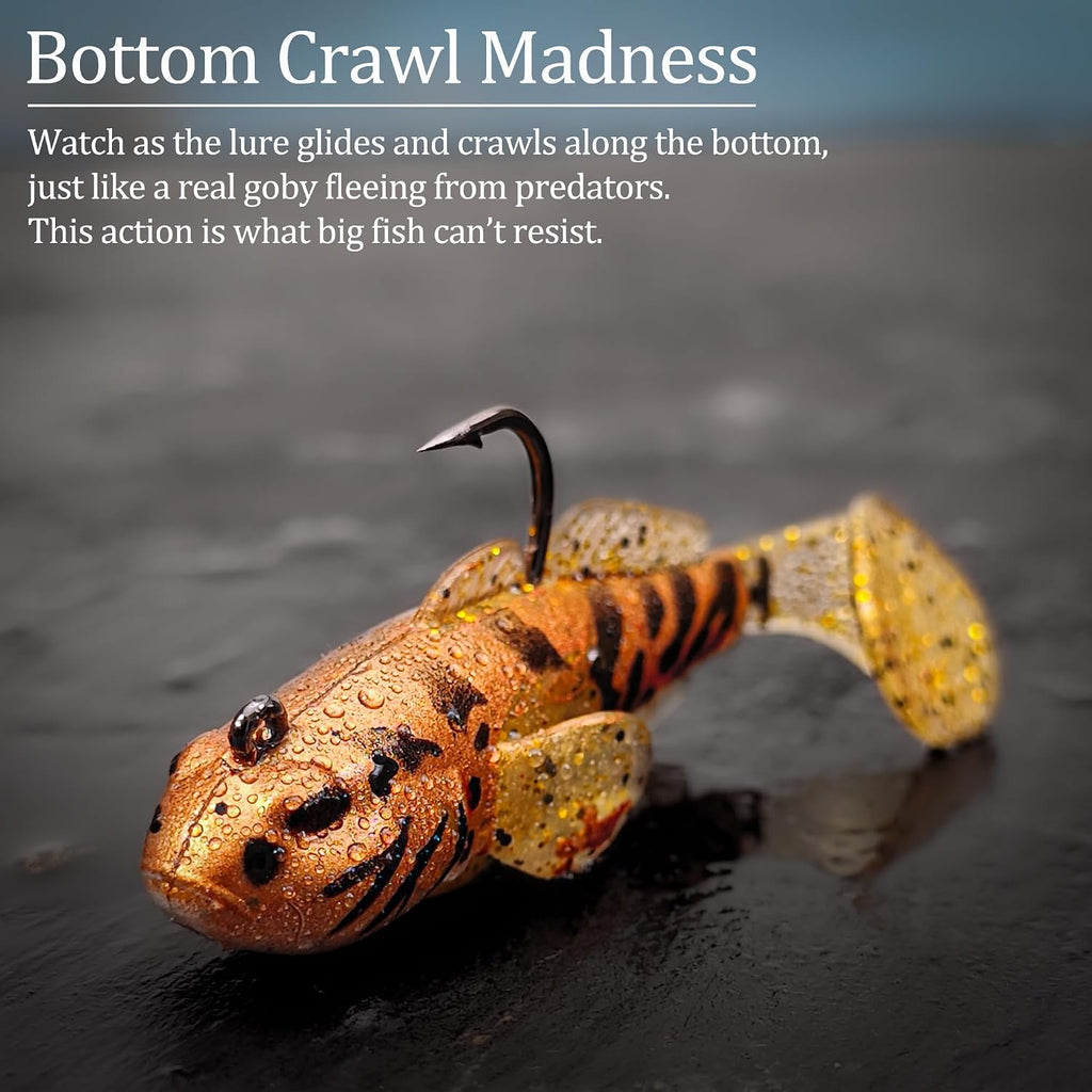 Soft Fishing Lures Paddle Tail Swim Baits for Bass Fishing