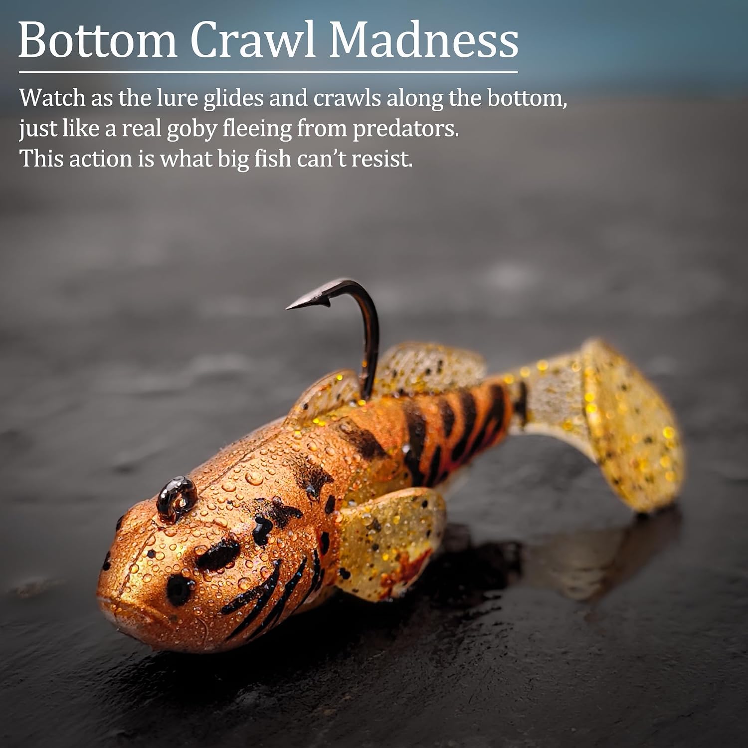 Soft Fishing Lures Paddle Tail Swim Baits for Bass Fishing