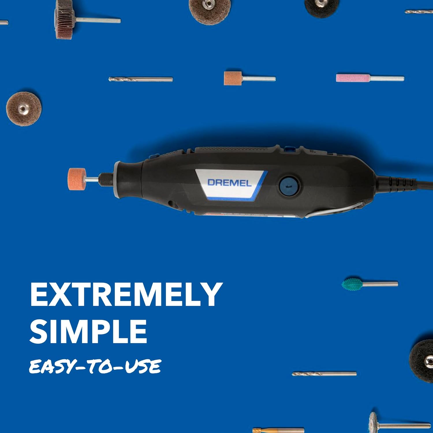 Dremel 3100-1/15 Variable Speed Rotary Tool Kit- 1 Attachment and 15 Accessories, Ideal for a Variety of Crafting and DIY Projects- Cutting, Sanding, Grinding, Polishing, Drilling, and Engraving