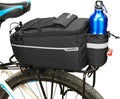 Lixada Bike Panniers Bike Trunk Bag Insulated Bag for Warm/Cool Items, Bicycle Rear Rack Storage Luggage Bicycle Seat Multifunctional Insulated Trunk Cooler Bag Shoulder Bag 11.4 6.3 6.7in