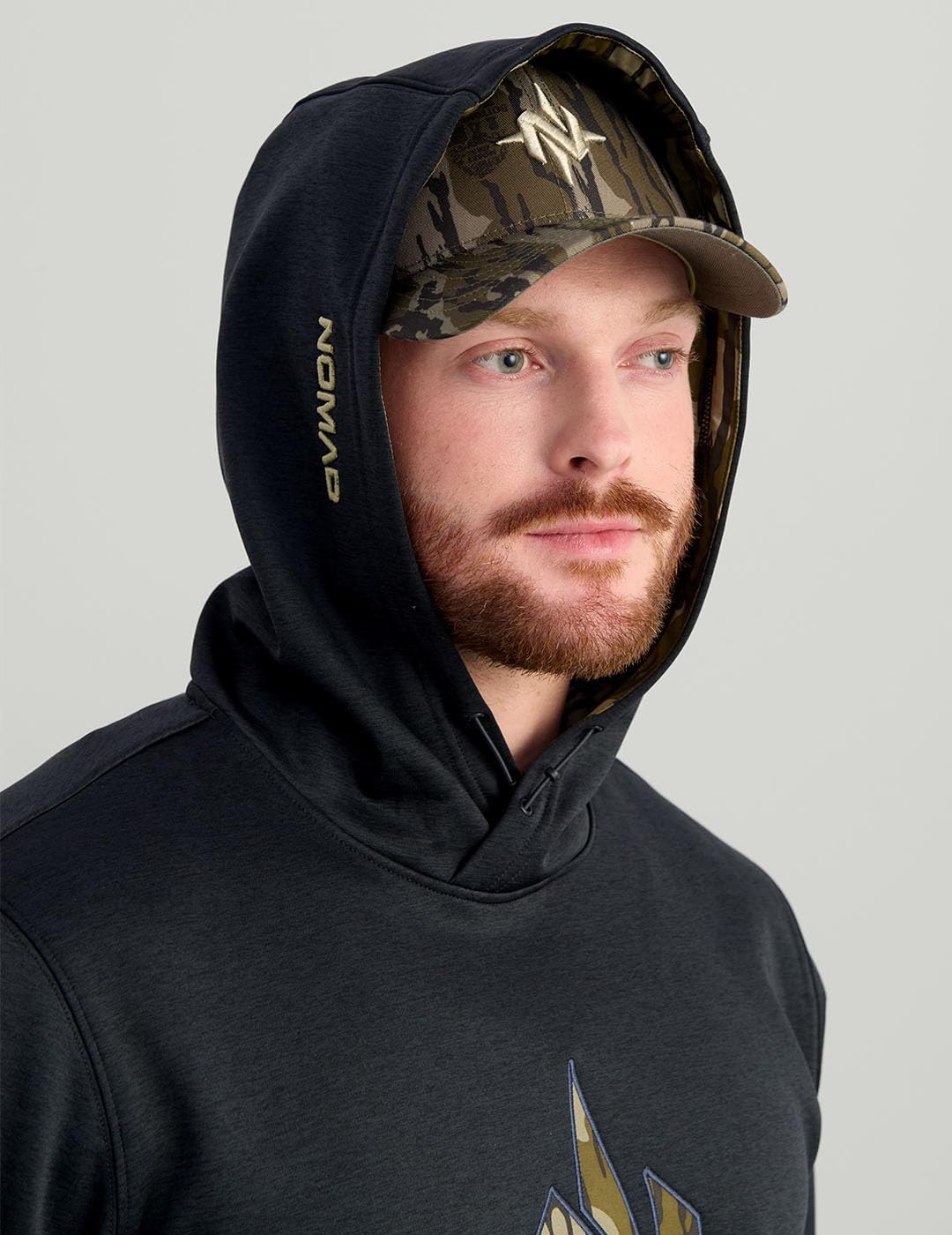 Nomad Men's North Star Hoodie, Comfortable Midweight Hunting Hoodie With Camo Logo for Everyday and Outdoor Lifestyle