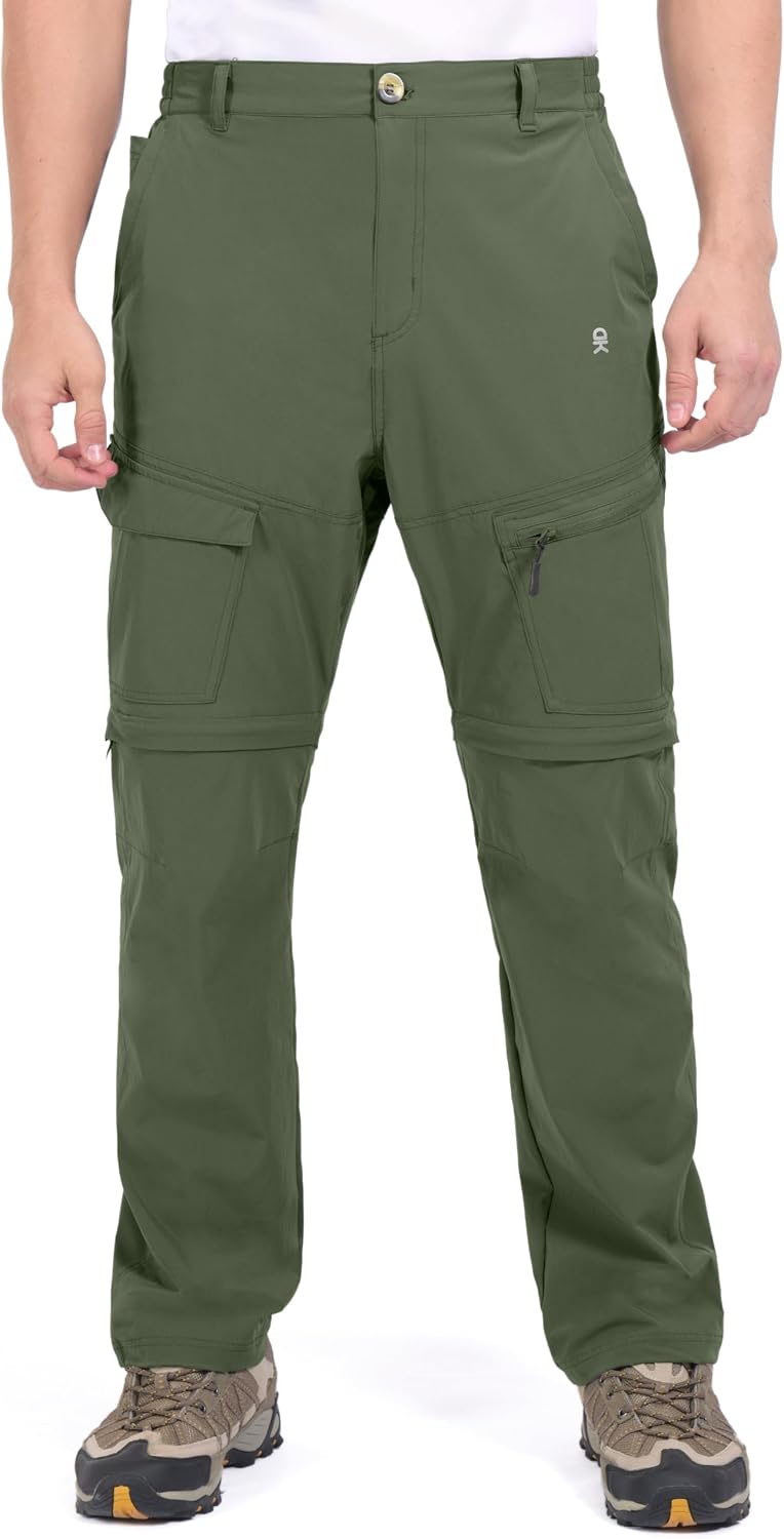 Little Donkey Andy Men's Stretch Convertible Pants, Zip-Off Quick-Dry Hiking Pants, UV Protection, Lightweight