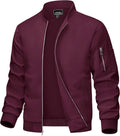 MAGCOMSEN Men's Bomber Jacket Lightweight Windbreaker Spring Fall Jacket